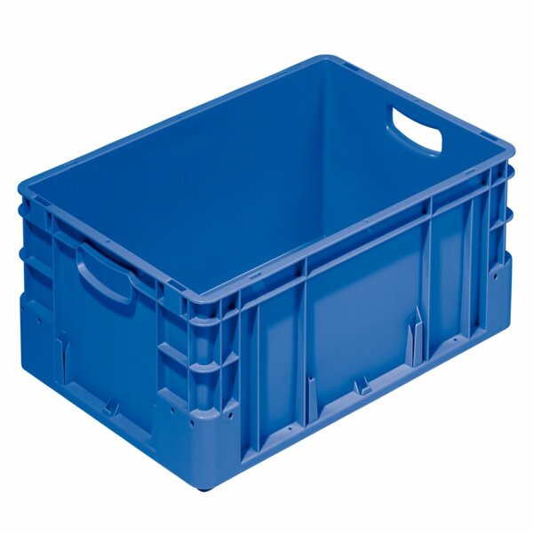 Euro-Transportbehälter blau 600 x 400 x 220 mm.
