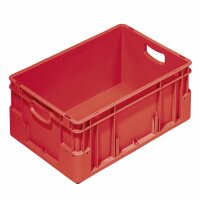 Euro-Transportbehälter rot 600 x 400 x 180 mm.