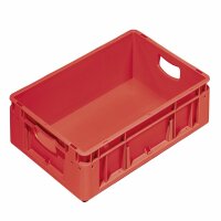 Euro-Transportbehälter rot 600 x 400 x 120 mm.