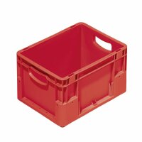 Euro-Transportbehälter rot 400 x 300 x 180 mm.