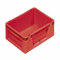Euro-Transportbehälter rot 400 x 300 x 120 mm.