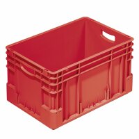 Euro-Transportbehälter rot 600 x 400 x 270 mm.