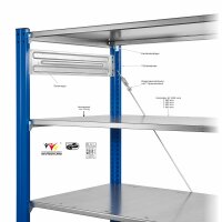 Fachboden 1000 x 600 mm verzinkt für Steckregal RP...