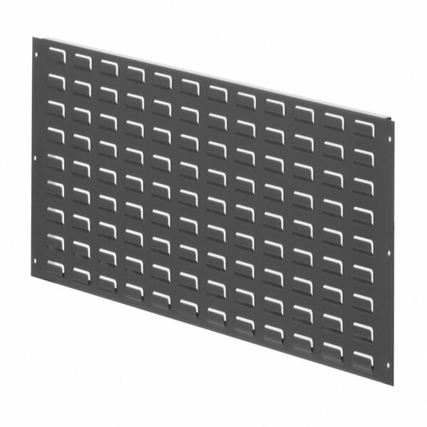 ®RasterPlan Regalrückwand Schlitzplatte RAL 7016 H450 x B 1000 incl. Quertraverse.