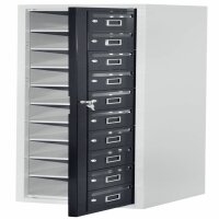 ErgoPlus Postverteilerschrank 10 Fächer 1850 x 450 x...