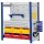 ®RasterPlan Steckregal Grundfeld RAL 5010 Modell 7 2000 x 1000 x 500 mm. Grundfeld mit 4 x Fachboden 500 mm 1 x Rückwand Lochplatte B 1000 mm 1 x Rückwand Schlitzplatte B 1000 mm 1 x Seitenwand Schlitzplatte H 1000 mm 1 x Schubladenblock dreifach 1 x