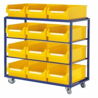 Beistell-und Kommissionierwagen RAL 5010 Modell 17....