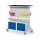 RasterMobil Gr. 4 RAL 7035 H1620 x B1000 x T500 mm. 1 x Auflageboden aus Stahlblech inkl. Riffelgummimatte 1 x Werkzeughaltersort. 18-teilig 1 x Stahlboden 950 mm  2 x Einhängeschränke 10 x Lagersichtkästen Größe 8.