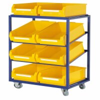 Beistell-und Kommissionierwagen RAL 5010 Modell 21....