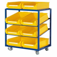 Beistell-und Kommissionierwagen RAL 5010 Modell 22....