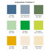 C+P Kindergartenspind 1350x1190x300 mm (HxBxT), 4 doppelstöckige Abteile, Füße, Korpus Stahlgrau RAL 000 50 00, Türen Resedagrün RAL 6011