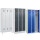 C+P Spind/Garderobenschrank Basis PLUS, 3 Abteile, 1850/1950 x 900 x 500 mm (HxBxT) RAL 7035 lichtgrau-RAL 7016 anthrazitgrau-Zylinderschloss-Sockel