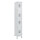 C+P Spind/Garderobenschrank Basis PLUS, 1 Abteil, doppelstöckig 1850/1950 x 300 x 500 mm (HxBxT) RAL 7035 lichtgrau-RAL 7016 anthrazitgrau-Zylinderschloss-Füße