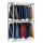 Evoracks Kleiderstangen Grundregal Stecksystem 2400x1000x600 mm, 280 kg Tragkraft, lichtgrau