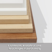 BISLEY Tischplatte 1600 x 600 x 25 mm, 007 lichtgrau