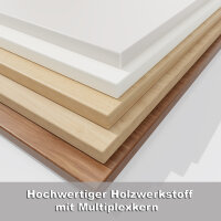 BISLEY Tischplatte 1600 x 800 x 25 mm, 005 weiß