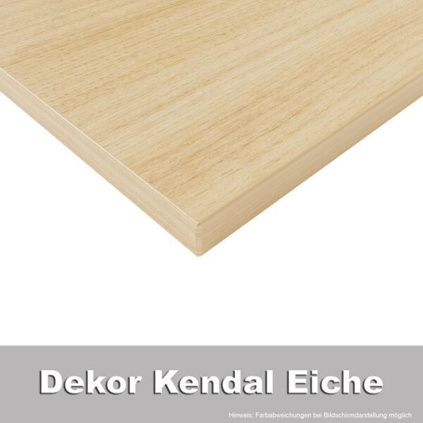 BISLEY Tischplatte 1800 x 800 x 25 mm, 018 kendal eiche