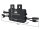 Balkonkraftwerk 800 Watt Komplettset Mikrowechselrichter + 2x Solarpanel JA SOLAR 445 Watt, bifazial, Full Black 0% MwSt