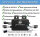 Balkonkraftwerk 800 Watt Komplettset Mikrowechselrichter + 2x Solarpanel JA SOLAR 445 Watt, bifazial, Full Black 0% MwSt