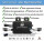 Balkonkraftwerk 800 Watt Komplettset Mikrowechselrichter + 2x Solarpanel JA SOLAR 450 Watt, bifazial, Full Black 0% MwSt