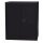 Bisley Flügeltürenschrank Universal, 1 Fachboden, 2 OH, Farbe schwarz