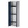 Bisley Flügeltürenschrank Universal, 4 Fachböden, 5 OH, B 600 mm, Farbe Korpus lichtgrau, Türen oxfordblau