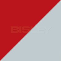 Bisley Flügeltürenschrank Universal, 4 Fachböden, 5 OH, B 600 mm, Farbe Korpus lichtgrau, Türen kardinalrot