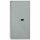 Bisley Flügeltürenschrank Universal, 4 Fachböden, 5 OH, Farbe silber
