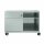 Bisley Note Caddy, Schubladen links, B 800 mm, Farbe: silber