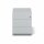 Rollcontainer Note™ mit Griffleiste, 3 Universalschubladen, Farbe lichtgrau