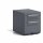 Rollcontainer Note™ mit Griff, 1 Universalschublade, 1 HR-Schublade, Farbe anthrazitgrau