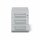 Rollcontainer Note™ mit Griff, 3 Universalschubladen, Farbe lichtgrau