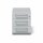 Rollcontainer Note™ mit Griff, 3 Universalschubladen, Farbe lichtgrau