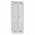 Bisley MonoBloc™ Garderobenschrank, 2 Abteile, je 1 Fach, Farbe lichtgrau