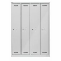 Bisley MonoBloc™ Garderobenschrank, 4 Abteile, je 1...