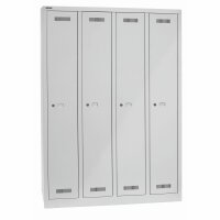 Bisley MonoBloc™ Garderobenschrank, 4 Abteile, je 1...