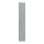 Bisley Garderobenschrank Office, 1 Abteil, 1 Fach, T 305 mm, Farbe silber