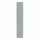 Bisley Garderobenschrank Office, 1 Abteil, 1 Fach, T 305 mm, Farbe silber