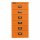 Bisley MultiDrawer™, 29er Serie, DIN A4, 6 Schubladen, Farbe orange