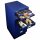 Bisley MultiDrawer™, 29er Serie mit Sockel, DIN A4, 8 Schubladen, Farbe oxfordblau