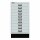 Bisley MultiDrawer™, 29er Serie mit Sockel, DIN A3, 10 Schubladen, Farbe lichtgrau
