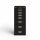 Bisley MultiDrawer™, 29er Serie, abschließbar, DIN A4, 8 Schubladen, Farbe schwarz