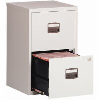 Hängeregistraturschrank PFA, 2 HR-Schubladen, Farbe lichtgrau