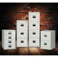 Beistellschrank PFA, 2 Universalschubladen, 1 HR-Schublade, Farbe schwarz