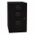 Beistellschrank PFA, 2 Universalschubladen, 1 HR-Schublade, Farbe schwarz