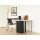 Beistellschrank PFA, 2 Universalschubladen, 1 HR-Schublade, Farbe schwarz