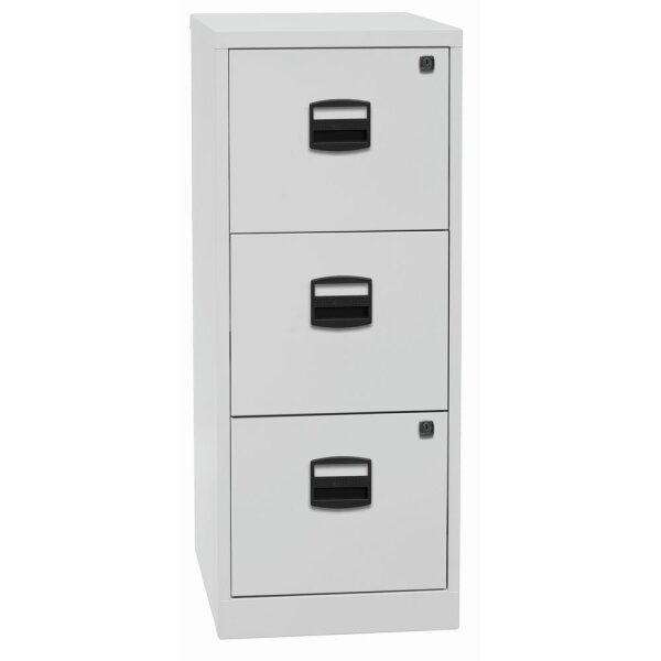 Hängeregistraturschrank PFA, 3 HR-Schubladen, Farbe lichtgrau