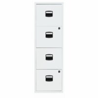 Hängeregistraturschrank PFA, 4 HR-Schubladen, Farbe verkehrsweiß