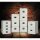 Beistellschrank PFA, 4 Universalschubladen, Farbe lichtgrau