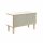 Poise Sideboard, Plywood, Schiebetüren in lichtgrau, 4 Füße aus Eiche, H 621 x B 1000 x 450 mm